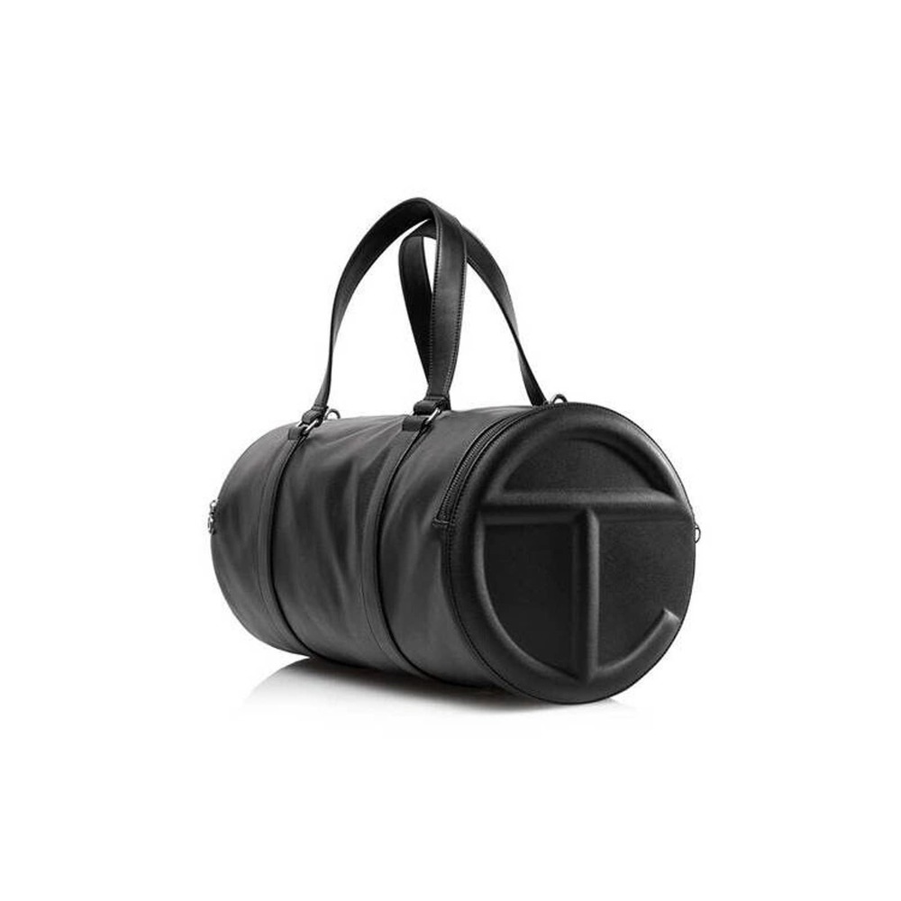 Small Telfar Duffle logo - Black